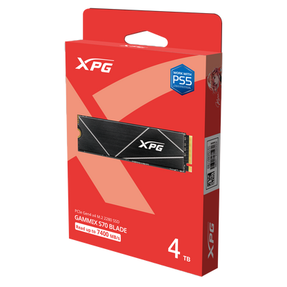 Disco Solido SSD XPG 512 GB Gammix S70 Blade PCIe Gen4 x4 M.2 2280