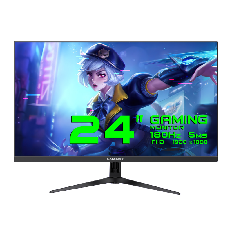Monitor Gamemax 24p Full Hd De 180 Hz Con Hdr Antiparpadeo
