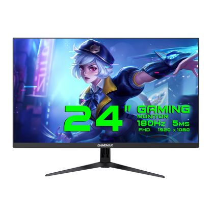 Monitor Gamemax 24p Full Hd De 180 Hz Con Hdr Antiparpadeo