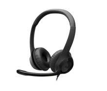 Audífono con micrófono Logitech H390 Negro