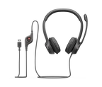 Audífono con micrófono Logitech H390 Negro