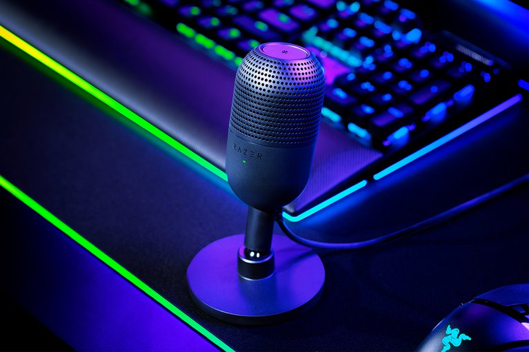 Microfono Razer Mini Seiren V3 USB Negro