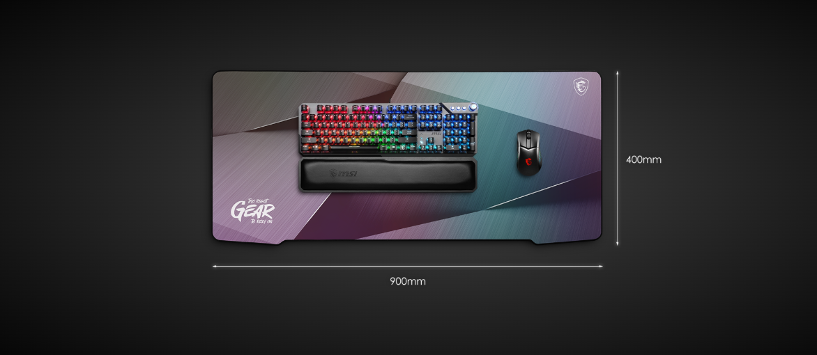 Mouse Pad MSI Gaming Agility GD72 Gleam Edition / 90x40CM (+IVA)