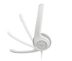 Audífono con micrófono Logitech H390 Blanco