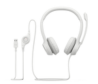 Audífono con micrófono Logitech H390 Blanco