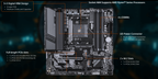 Tarjeta Madre Gigabyte B550M Gaming X Wifi 6 AM4 AMD