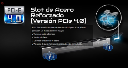 Tarjeta Madre AMD Asrock B550 Phantom Gaming 4 / AM4 AMD