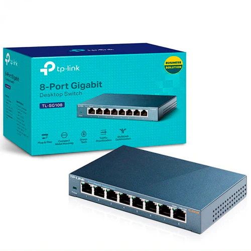 Switch TL-SG108 8 Puertos Gigabit