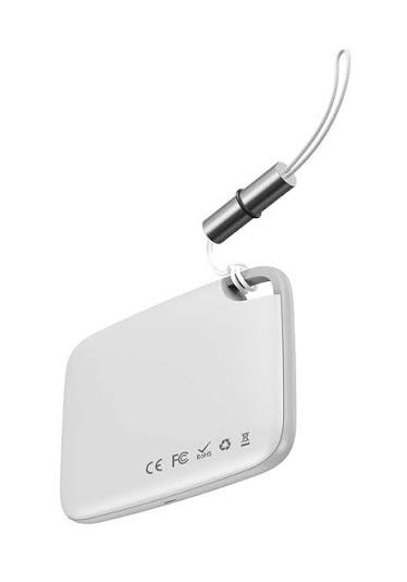 Rastreador Inteligente Antiextravío Baseus T2 con Cordón Blanco