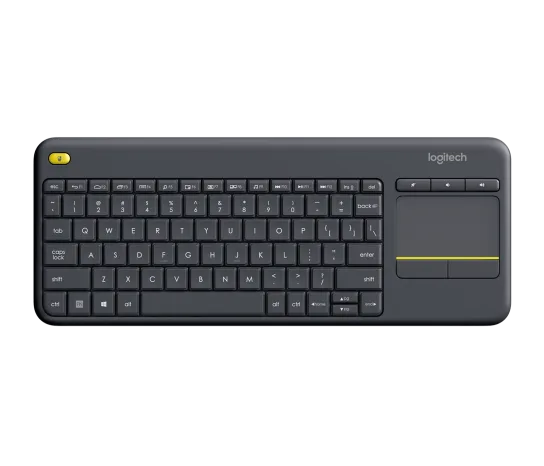 Teclado Inalámbrico Logitech Media K400 PLUS en Español Color Negro