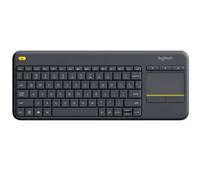 Teclado Inalámbrico Logitech Media K400 PLUS en Español Color Negro