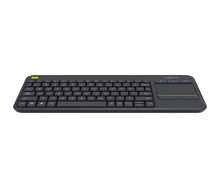 Teclado Inalámbrico Logitech Media K400 PLUS en Español Color Negro