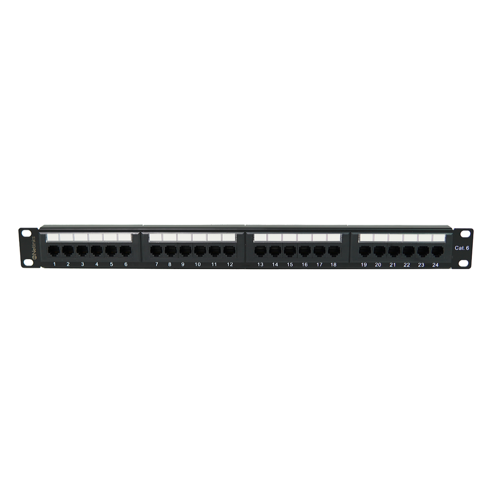 Patch Panel 24 Puertos Cat6 Rackeable Netlinks (+IVA)