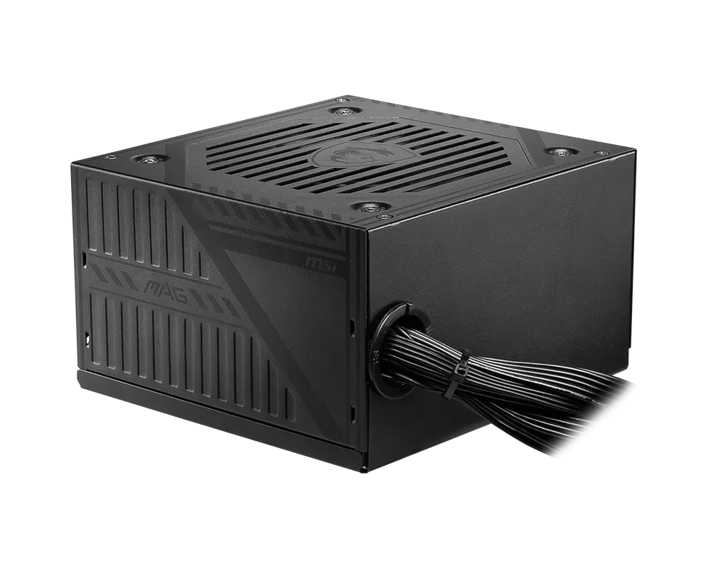 Fuente de Poder MSI 600W Gaming MAG A600DN 80+ Standar ATX PFC Negro
