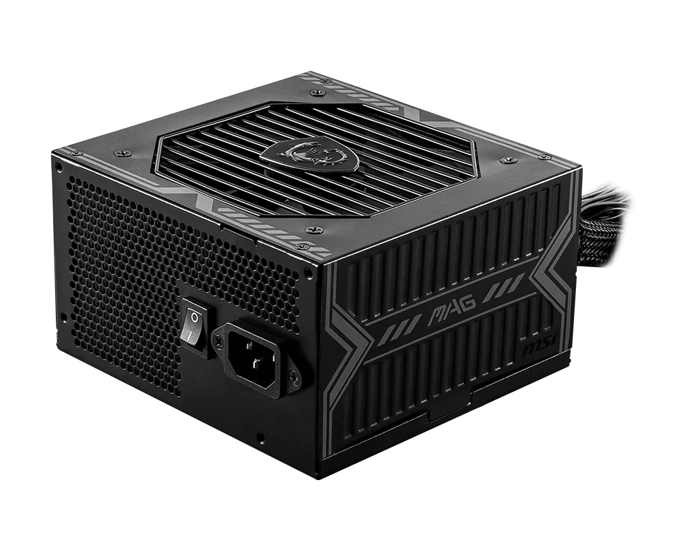 Fuente de Poder MSI 750W Gaming MAG A750BN 80+ Bronce AXT 3.1 PCIe 5.0 Negro
