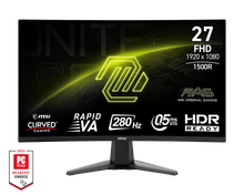 Monitor MSI 27" Pulgadas Curvo 280Hz 1080P RapidVA MAG 276CXF