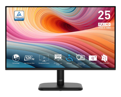 Monitor 25" PLG 120HZ MSI PRO MP251L FHD (1080P)