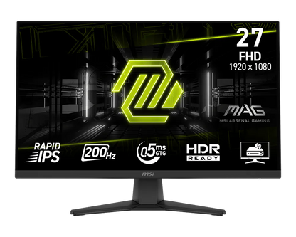 Monitor Gaming MSI 27" Pulgadas 200Hz 1080P Panel IPS MAG 272F