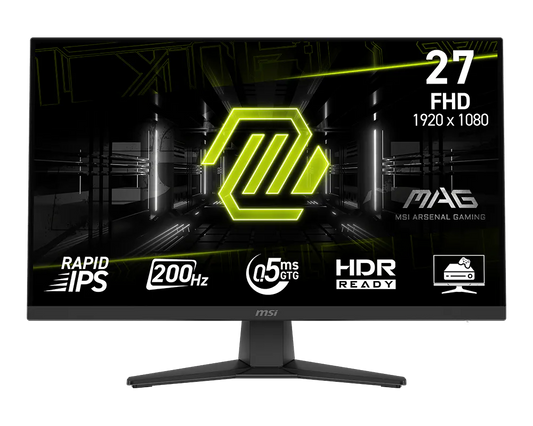 Monitor Gaming MSI 27" Pulgadas 200Hz 1080P Panel IPS MAG 272F