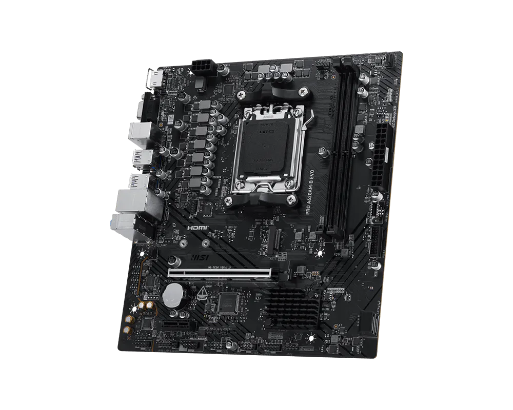 Tarjeta Madre MSI Pro A620 AM-B-EVO M-ATX Socket AM5 DDR5