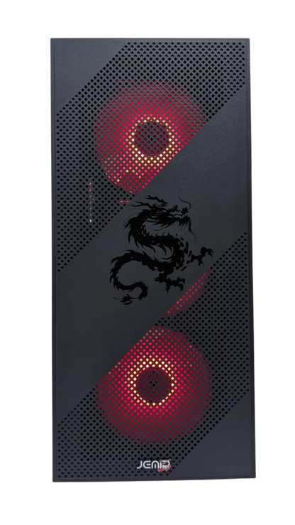 CASE JEMIP GAMING DRAGON ATX 3 FAN RGB NEGRO
