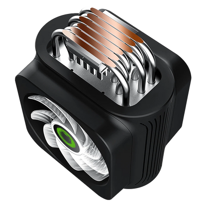 CPU FAN COOLER GAMEMAX GAMMA 600 TORRE DOBLE FAN INTEL- AMD-AM4 ARGB NEGRO