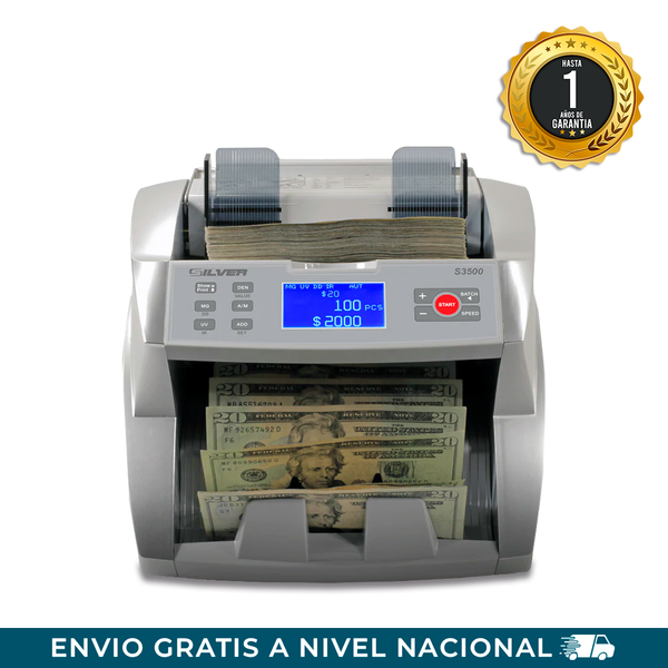 Contadora Silver S3500 1año Garantía (+IVA)
