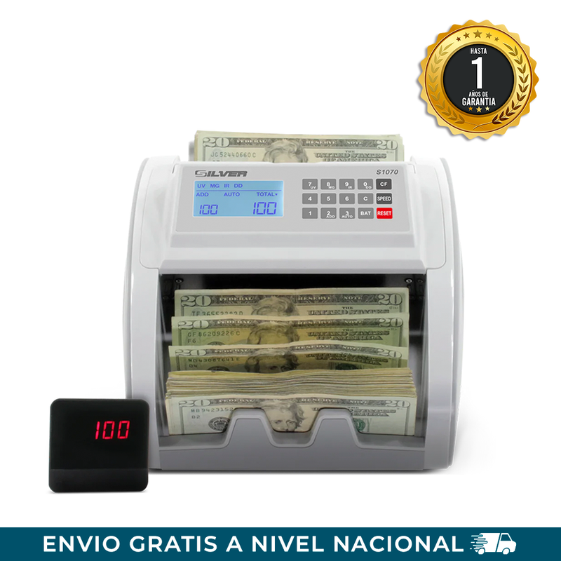 Contadora Silver S1070 Uv/mg 1 Año De Garantía