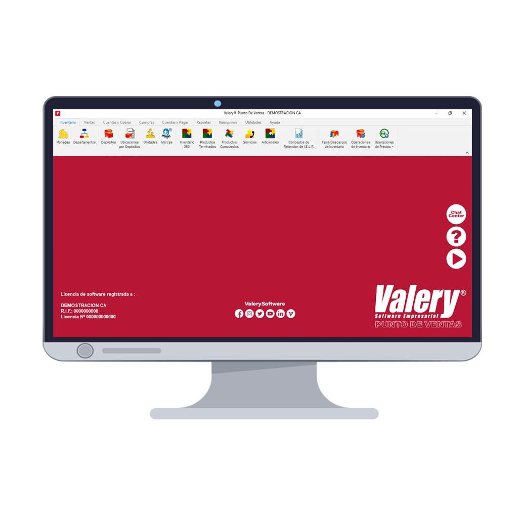 Sistema Administrativo Valery Pos 2020 Multimoneda (+IVA)