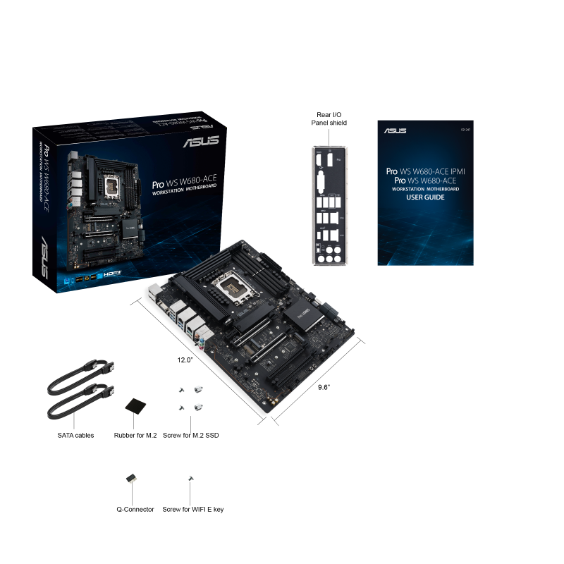 Tarjeta Madre W680 LGA1700 Asus Pro Workstation Motherboard