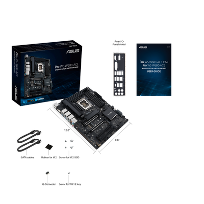 Tarjeta Madre W680 LGA1700 Asus Pro Workstation Motherboard
