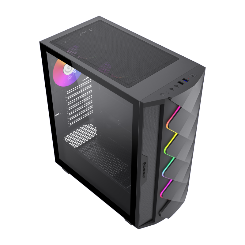 CASE GAMEMAX GAMING DIAMOND CP ATX RGB NEGRO