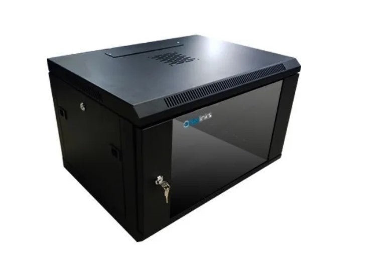 Gabinete 6u Rack De Pared Con Puerta Y Llave Netlinks