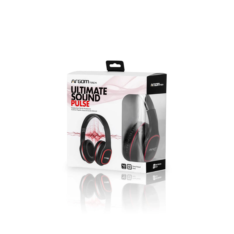 Audífonos Argon Tech Ultimate Sound Pulse Alámbrico Negro