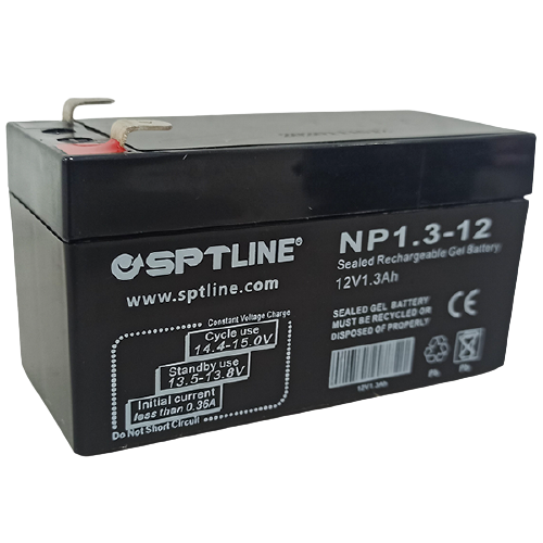 Batería Pila 12v 1.3ah Recargable Sptline