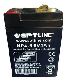 Batería Pila 6v 4ah Recargable Sptline Ups (+IVA)
