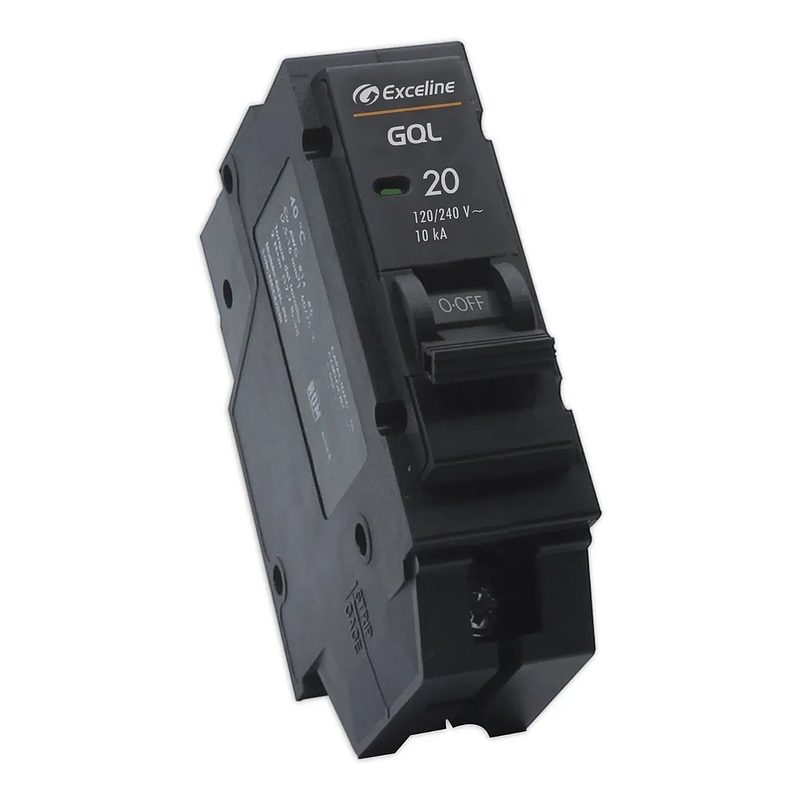 Breaker Interruptor Empotrable Termomagnético 20-A 1 Polo Exceline