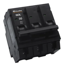 Breaker Interruptor Empotrable Termomagnético 50-A 3 Polo Exceline (+IVA)