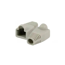 Bolsa 100 Botas Protectoras Conector Rj45 Cat5 Cat6 Gris (+IVA)