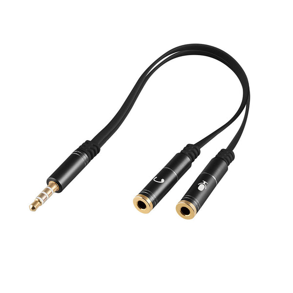 Cable Adaptador Micrófono Y Audio Punta Auxiliar Argom Tech (+IVA)