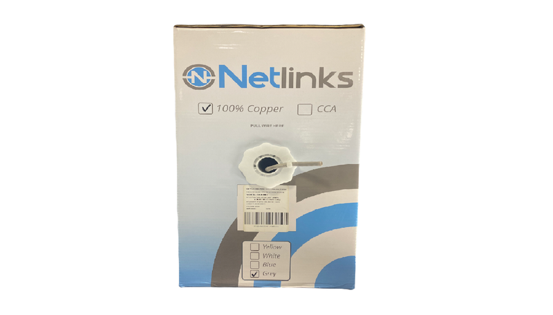 Cable Utp Cat6 100% Cobre Bobina 305 M Para Interiores