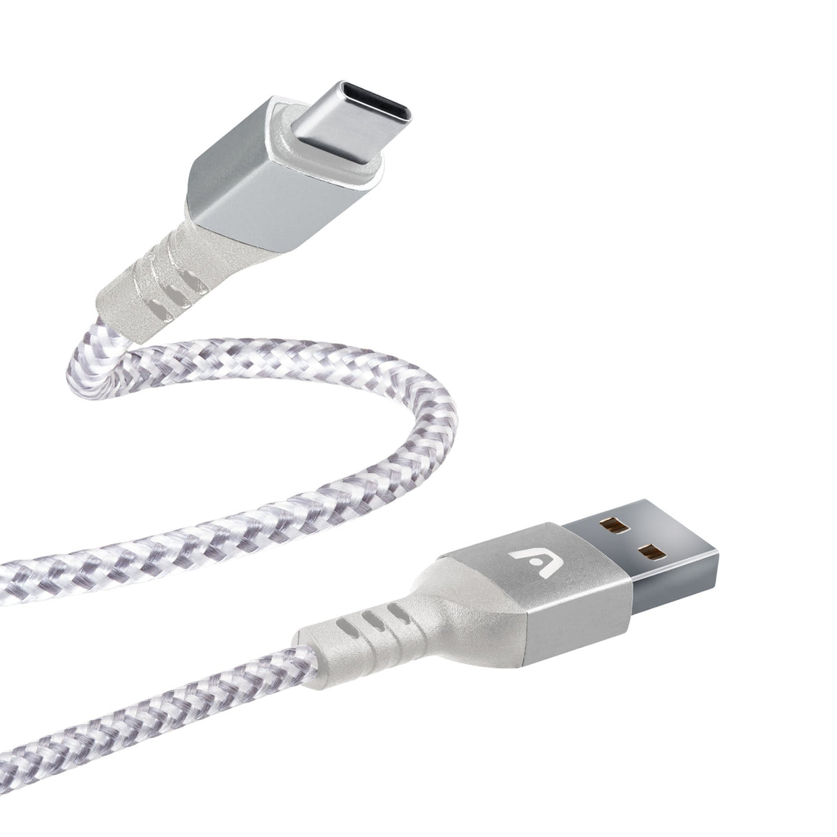 Cable Tipo C De Nylon Blanco Argom Tech 1.8m Carga Rápida (+IVA)