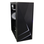 Case Atx Gamer Rgb Negro + Fuente De Poder 400w + Fan Cooler (+IVA)