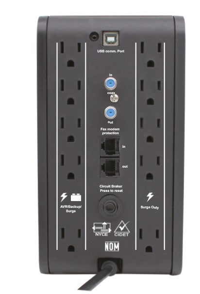 Ups Interactivo Con Regulador 1000va 500w 10tomas