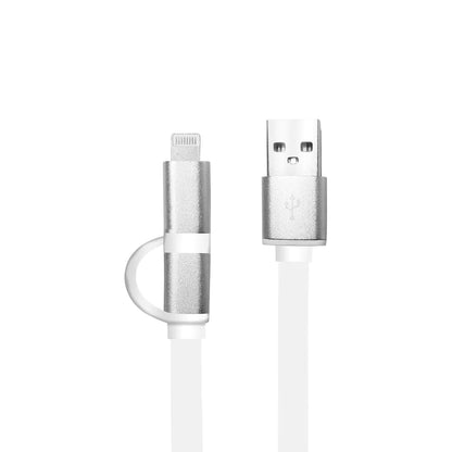 Cable 2 En 1  Lightning Y Micro Usb 1 M Argom Tech (+IVA)