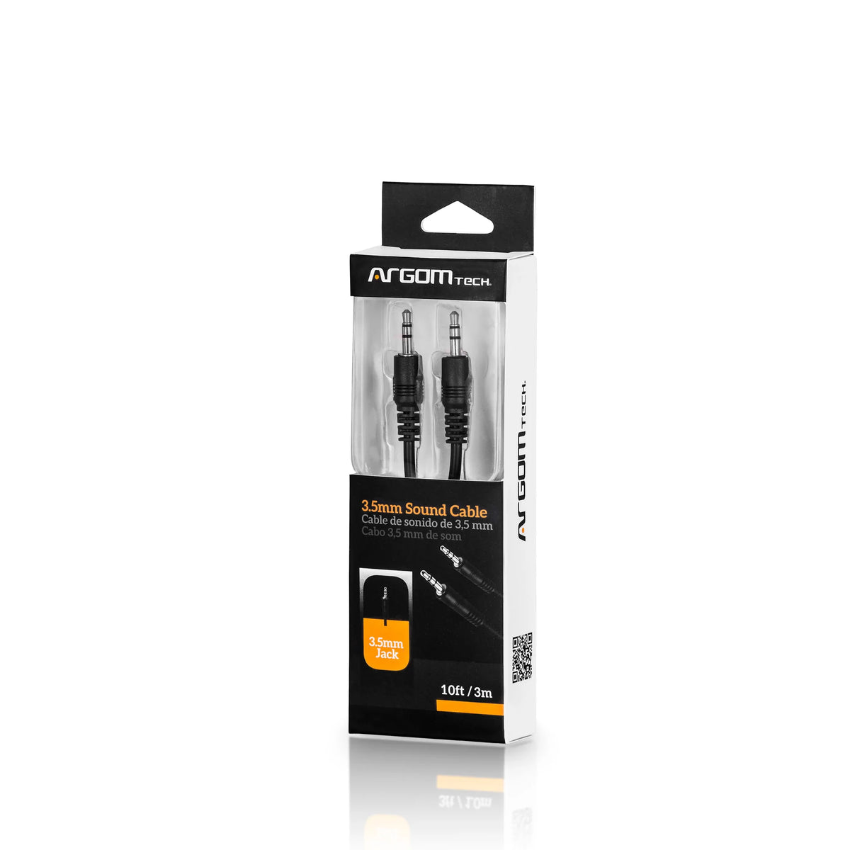 Cable Auxiliar 3.5mm Macho Macho 3 Metro Argom Tech (+IVA)