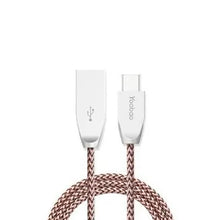 Cable De Carga Rápida Datos Tipo C Yoobao YB-412c Nylon Marron (+IVA)