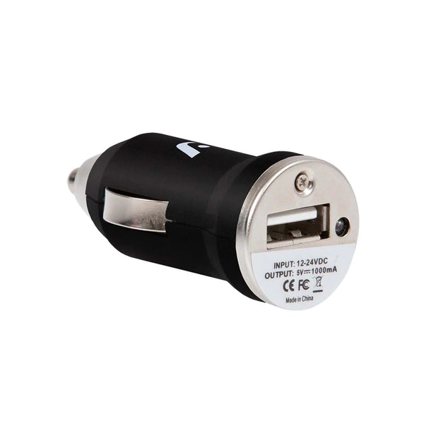 Cargador De Carro Usb 1 A Argom Tech Negro (+IVA)