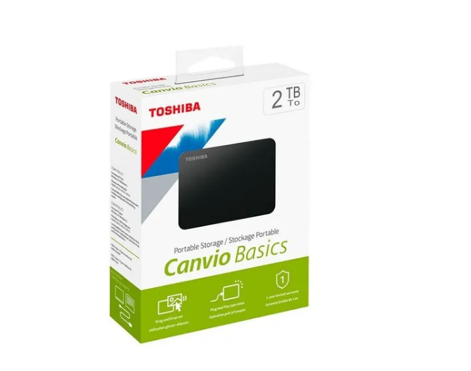 Disco Duro Externo 2tb Toshiba Canvio Basics
