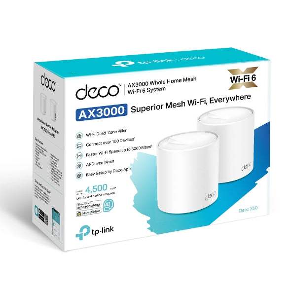 Router Deco X50 Tp-link Pack De 2und Ax 3000 Wifi 6